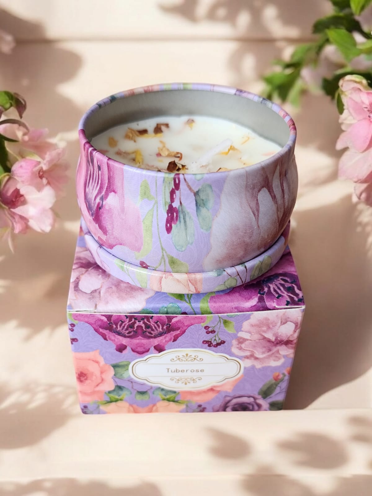 Vela Aromatica Tuberose, Caja individual