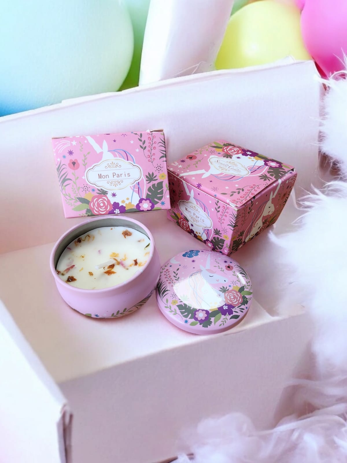 Vela Aromatica Mon Paris, Caja individual