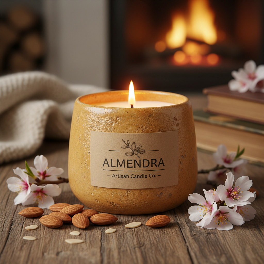 Esencia Almendra Dulce,  para Cera de Soya.