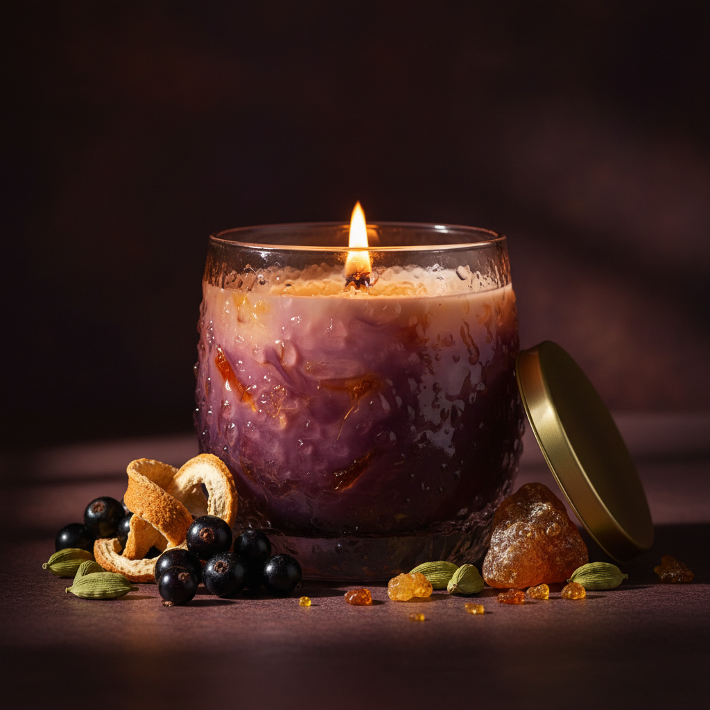 Esencia Elixir,  para Cera de Soya. (mandarina cassis cardamomo y ambar)