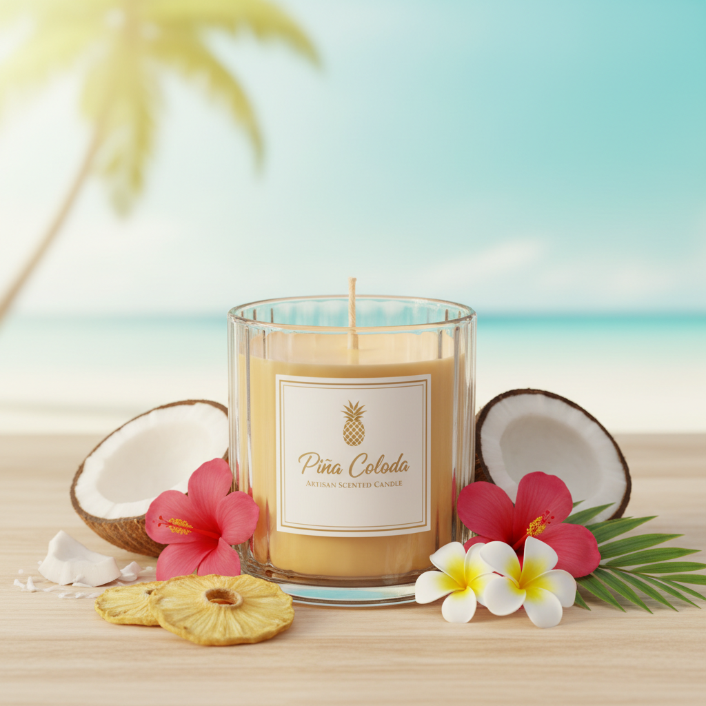 Esencia Piña Colada, para Cera de Soya.