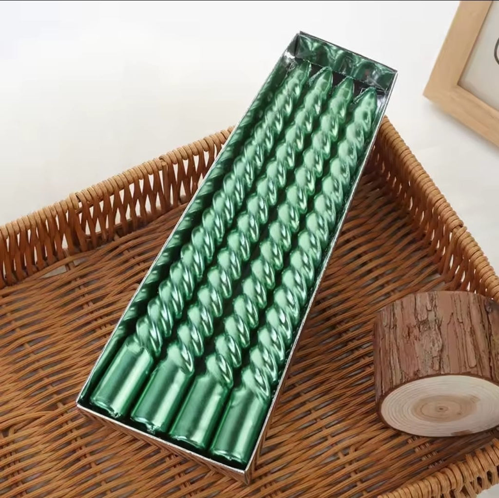 Vela Espiral Verde