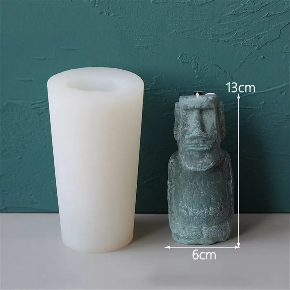 Molde De Silicona, Moai MS22