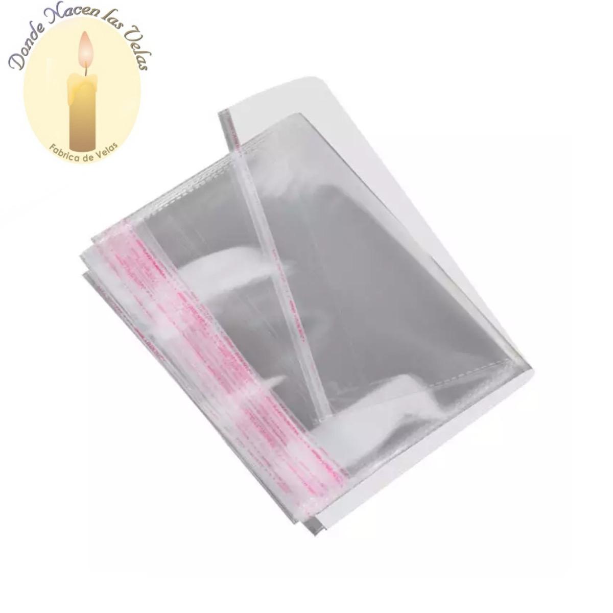 Bolsa Tipo Celofán Cierre Con Adhesivo 10x15 Cms