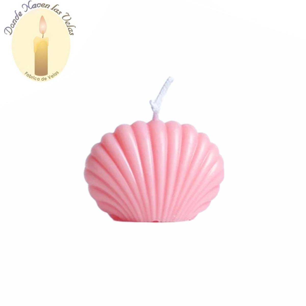 Molde de plástico para velas perfumadas, forma de Concha de Perlas MS41