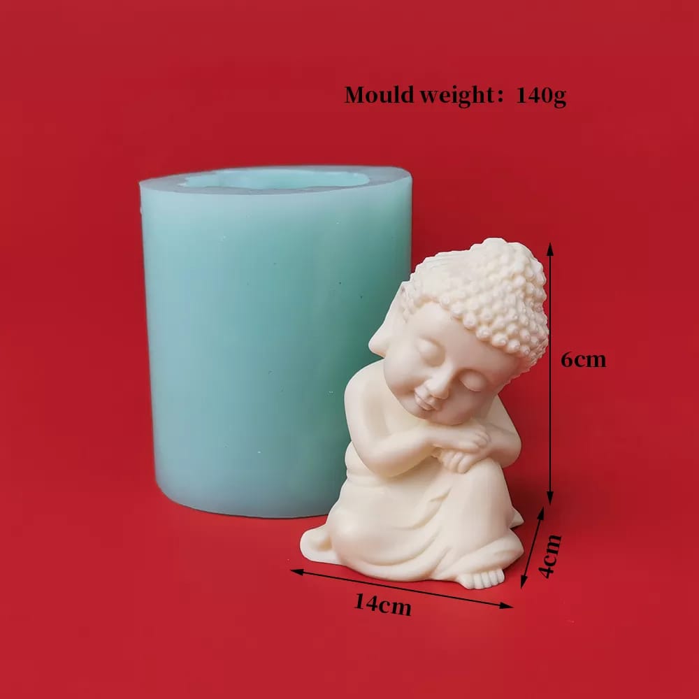 Molde De Silicona Para Velas Y Jabones , Buda 3d B1 MS52