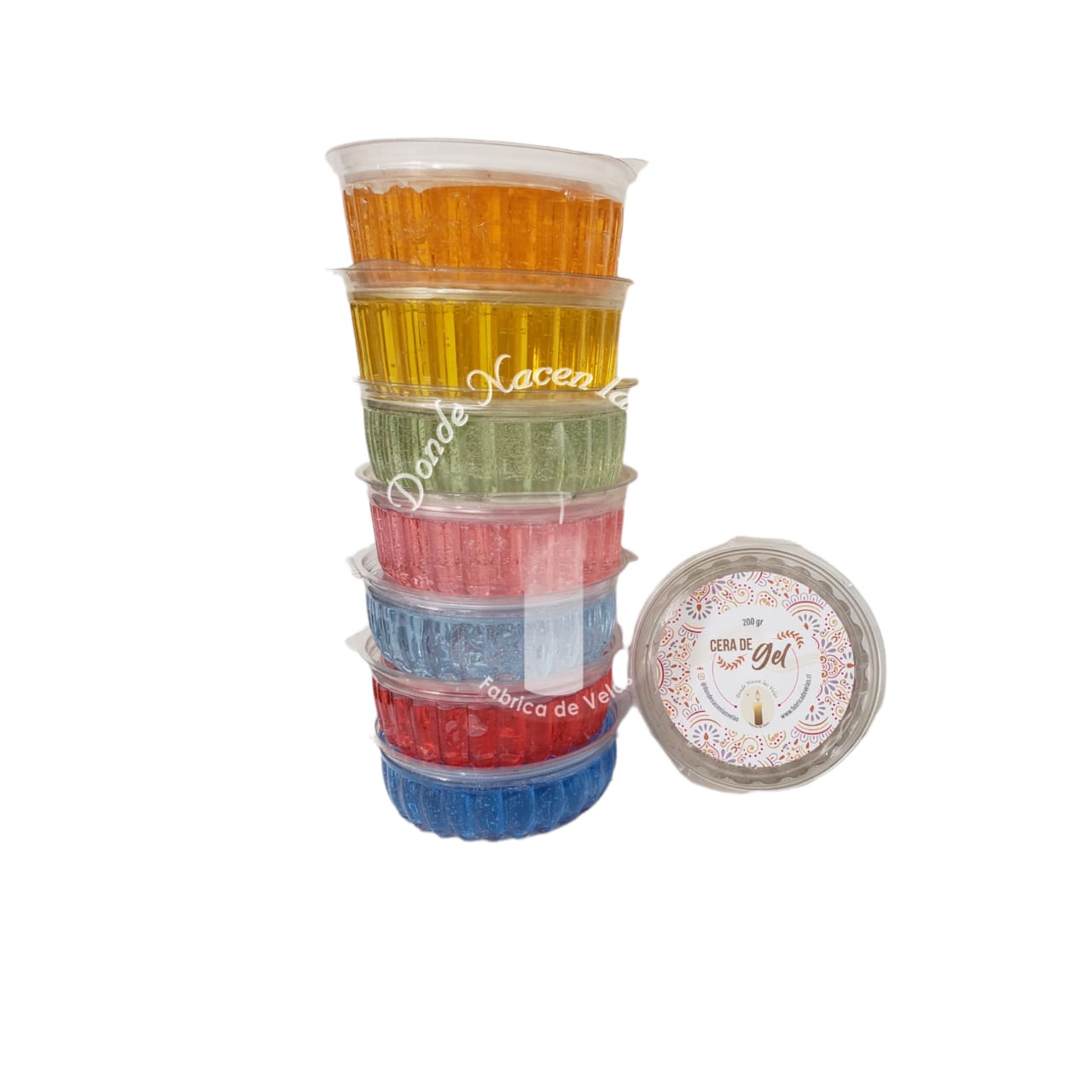 Cera de Gel Transparente 200 grs.