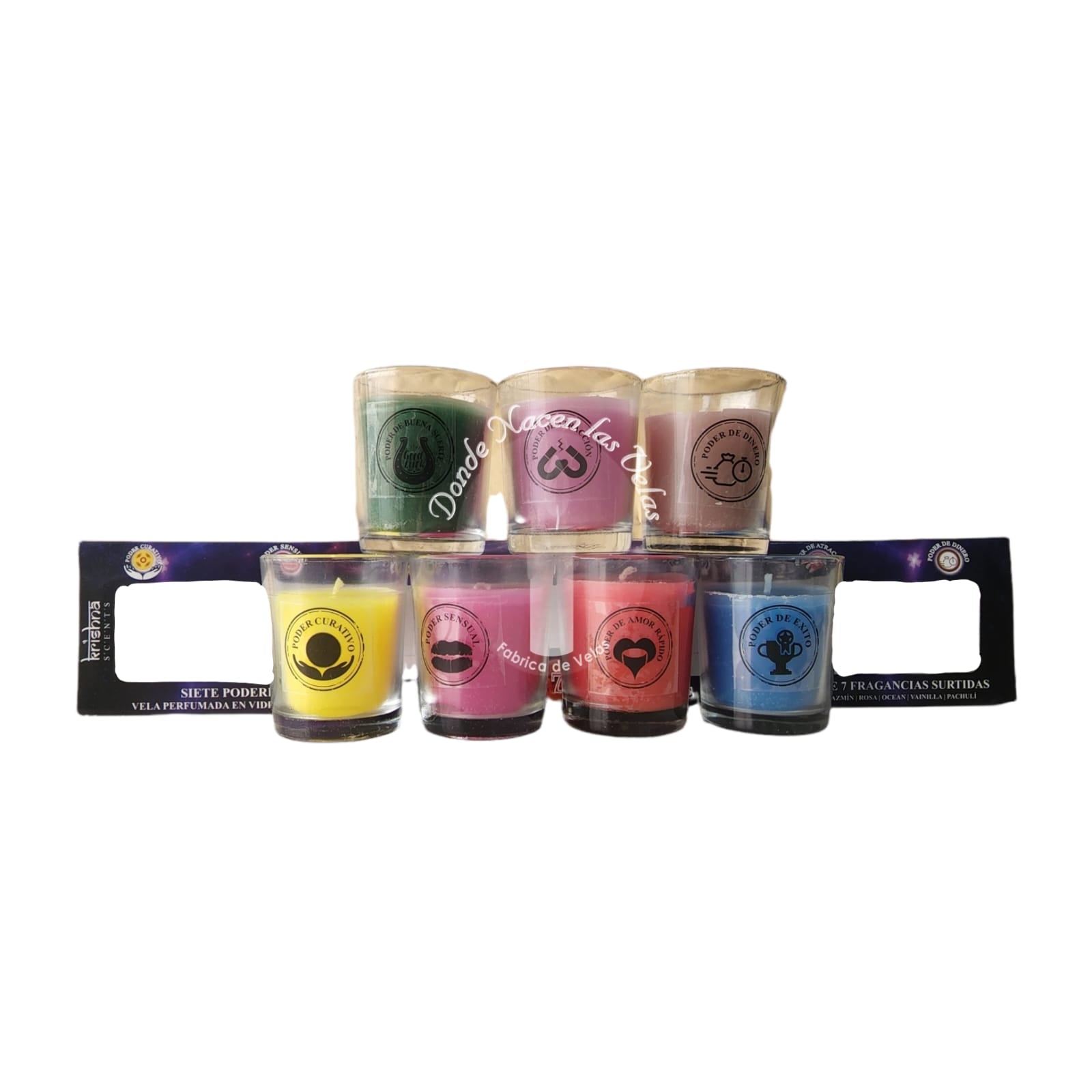 Velas Aromáticas 7 Poderes Vaso pequeño