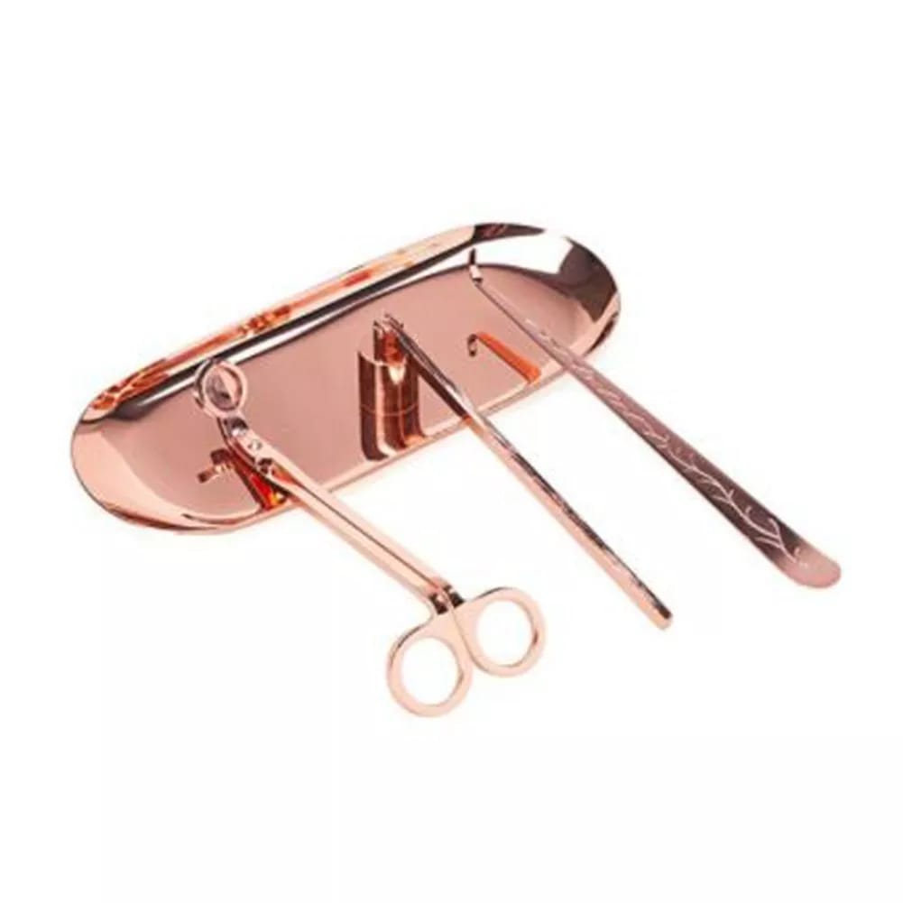 Accesorios de velas Oro Rosa