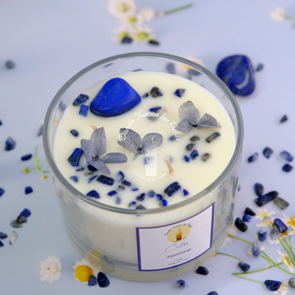 Velas Aromáticas Lapislazuli, Jazmin 340 Grs