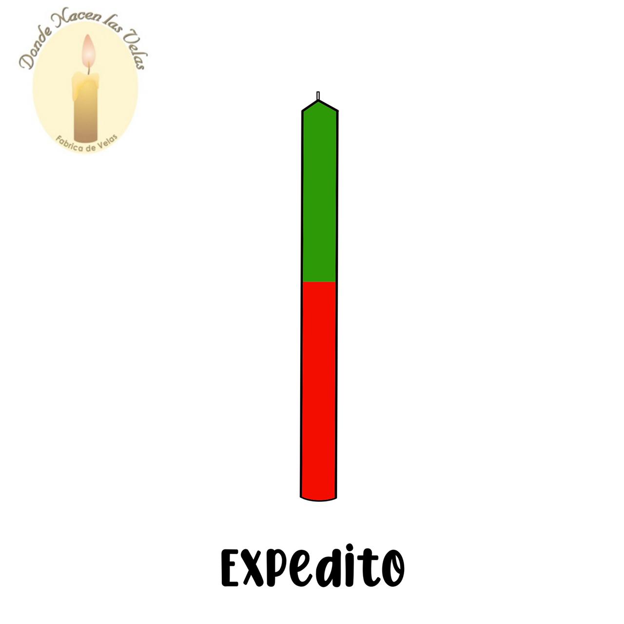 Vela Lisa color Expedito