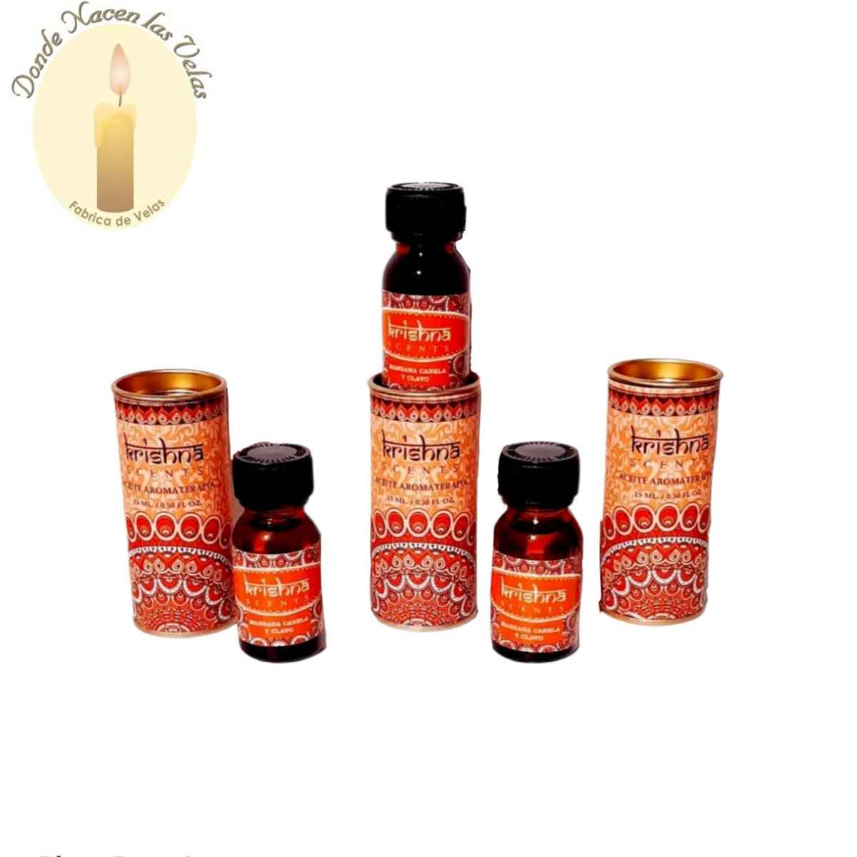 Esencias Krishna Manzana canela clavo de olor 15ML