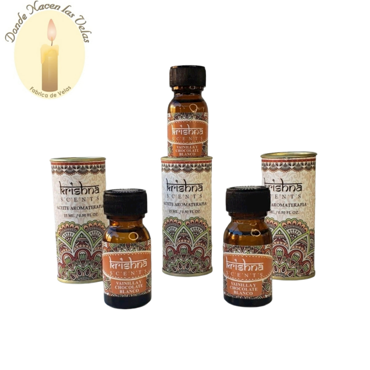 Esencias Krishna, Vainilla chocolate blanco 15ML