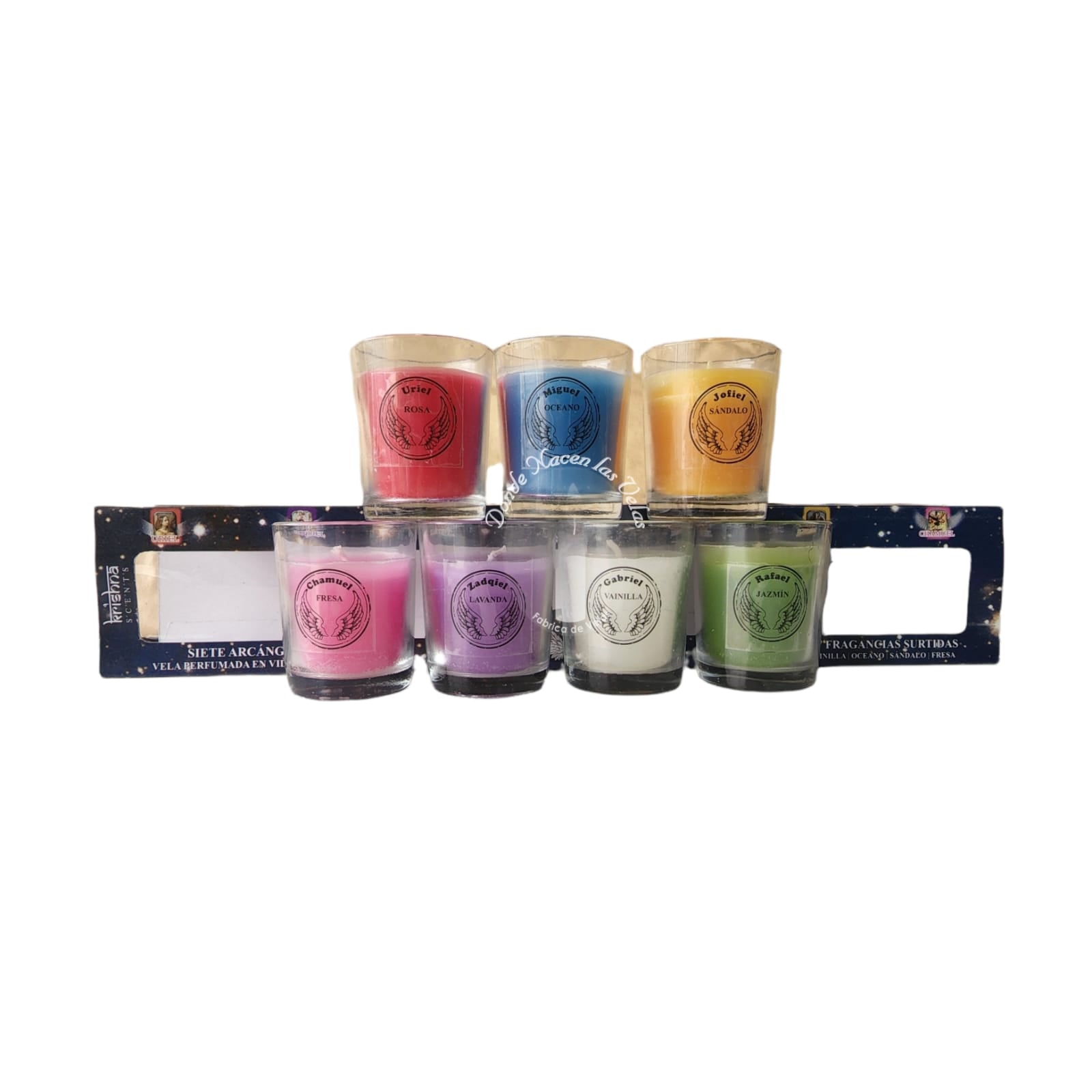 Velas Aromáticas 7 Arcangeles Vaso pequeño
