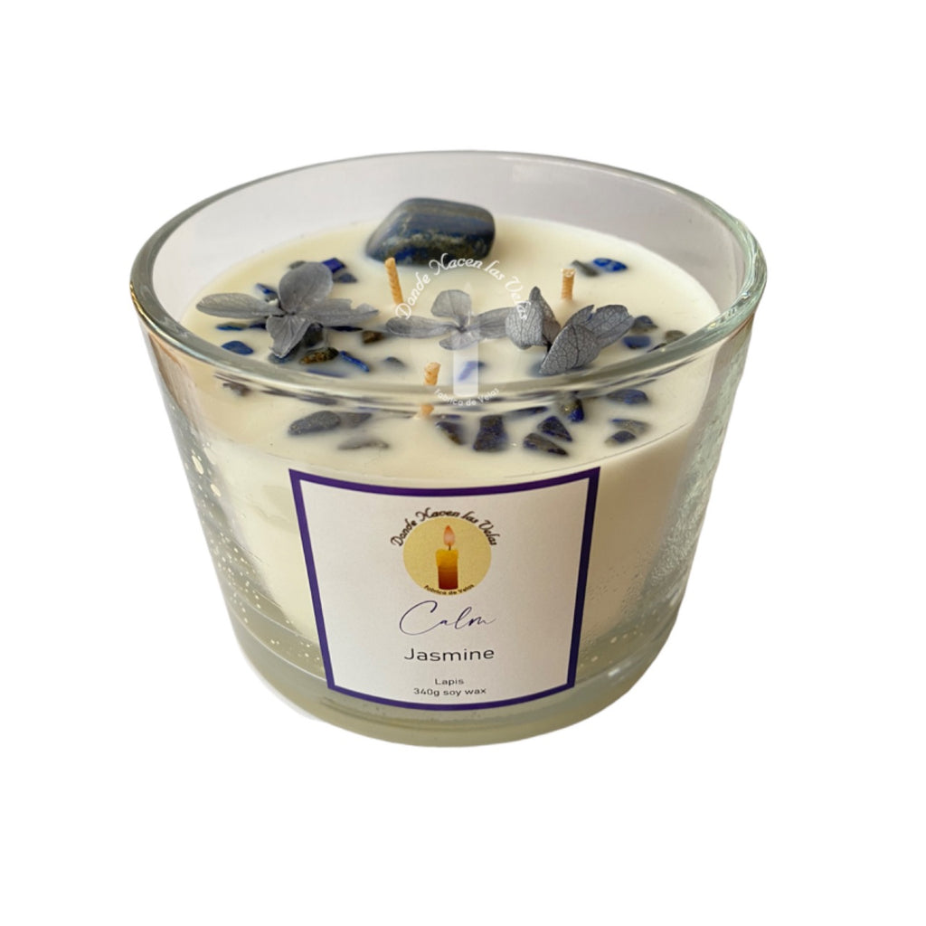 Velas Aromáticas Lapislazuli, Jazmin 340 Grs