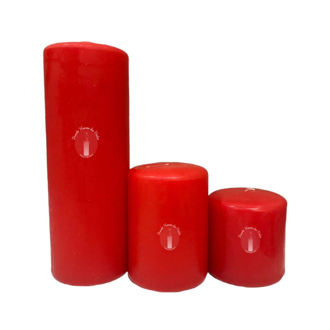Cirio Rojo 7cm x 7 diametro