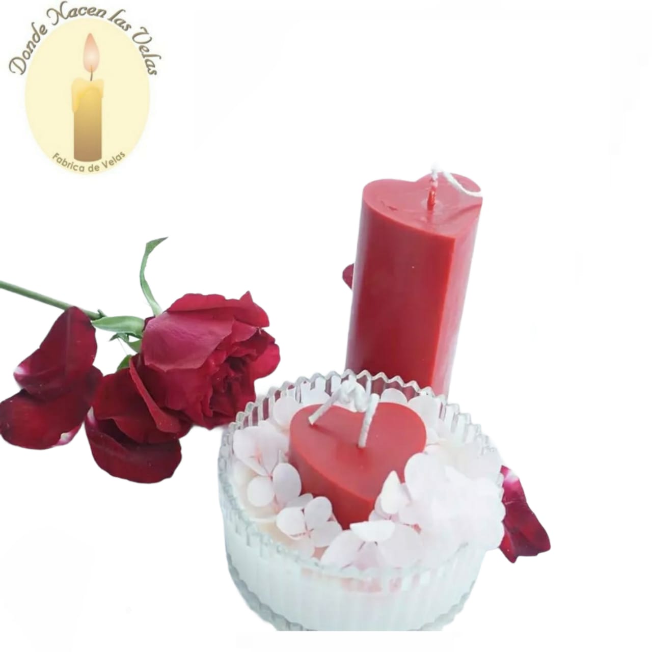 Molde De Acrilico Para Velas Cirio Corazòn MS38