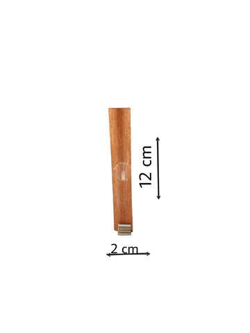 Mechas Para Velas Con Bases De Metal forma (S) 2x12 cm