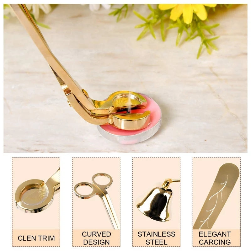Accesorios de velas Dorado