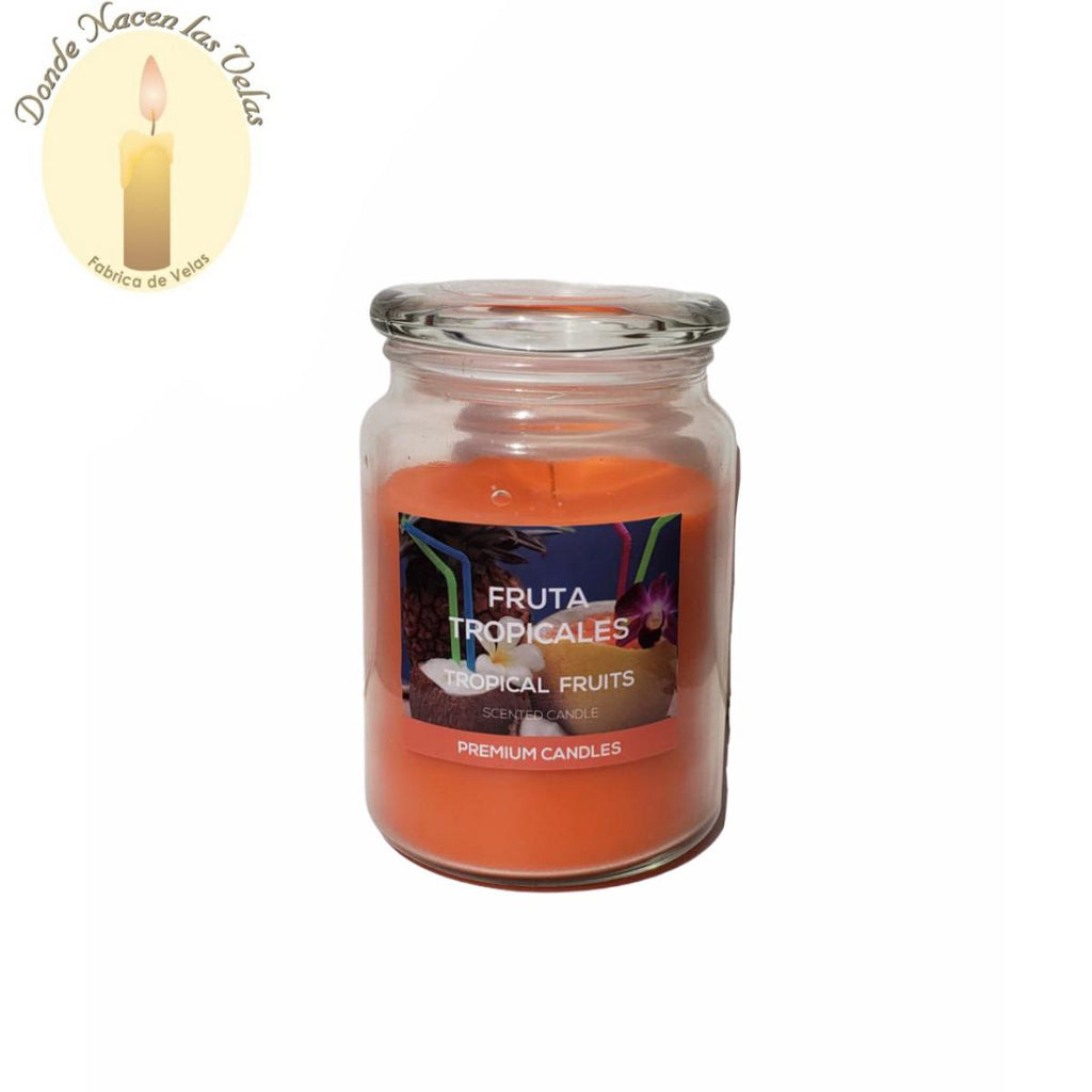 Velas Aromáticas Fruta Tropical Jarra Vidrio (l 1,082 Grs)