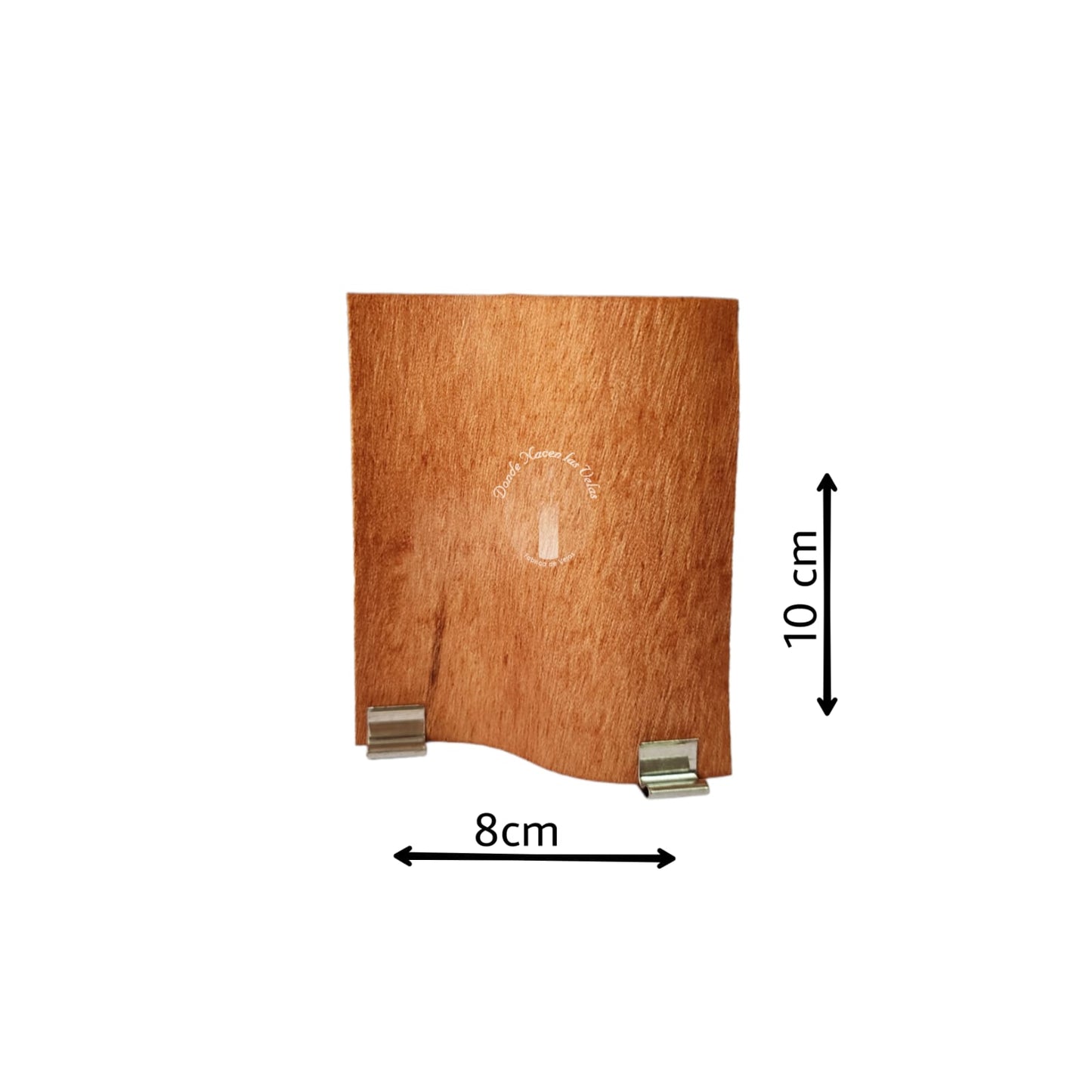 Mechas Para Velas Con Bases De Metal forma (S) 8x10  cm