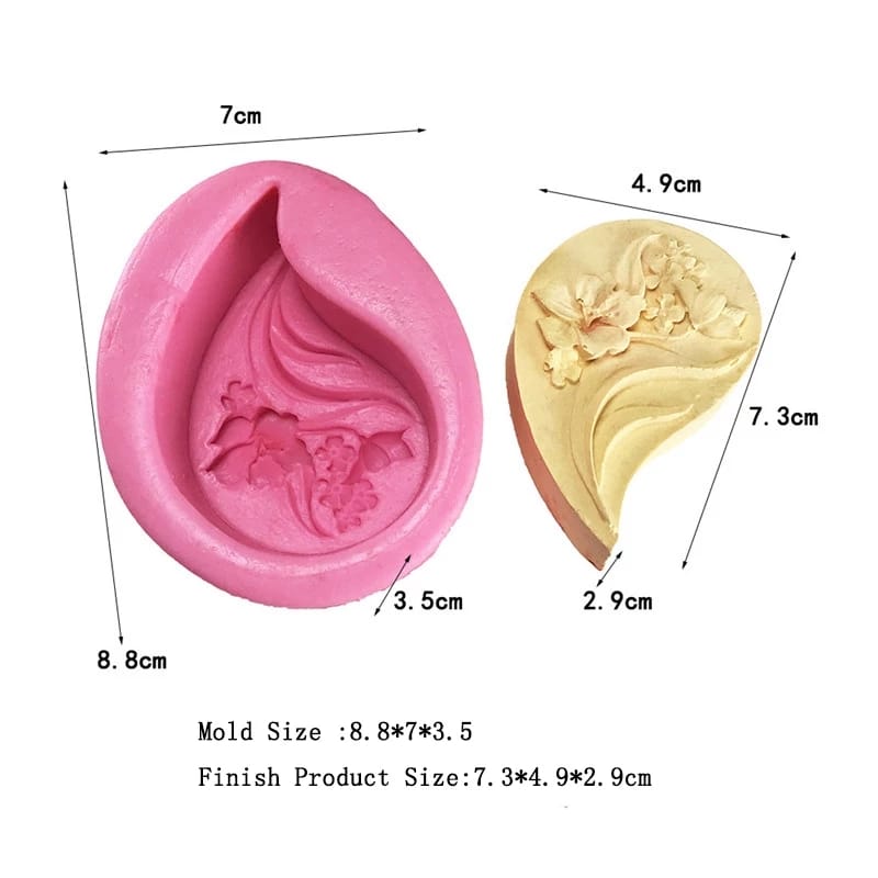 Molde de hoja de silicona  MS6