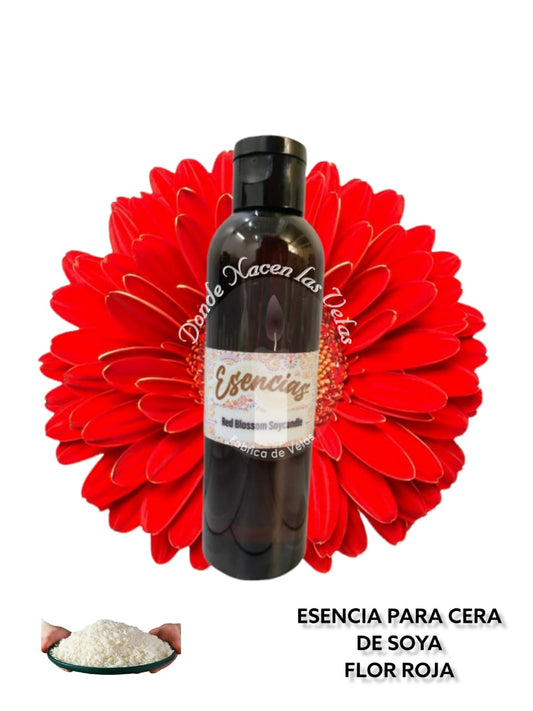 Esencia Flor Roja, Para Cera de Soya. 95 ml