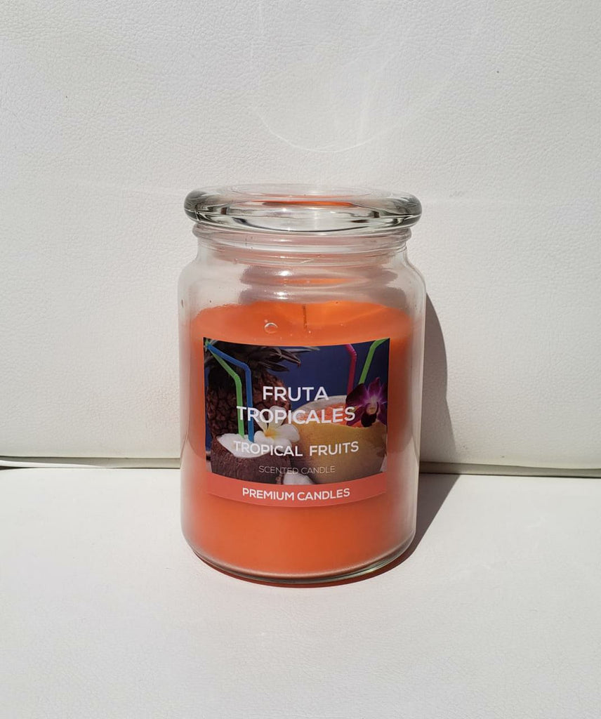 Velas Aromáticas Fruta Tropical Jarra Vidrio (l 1,082 Grs)