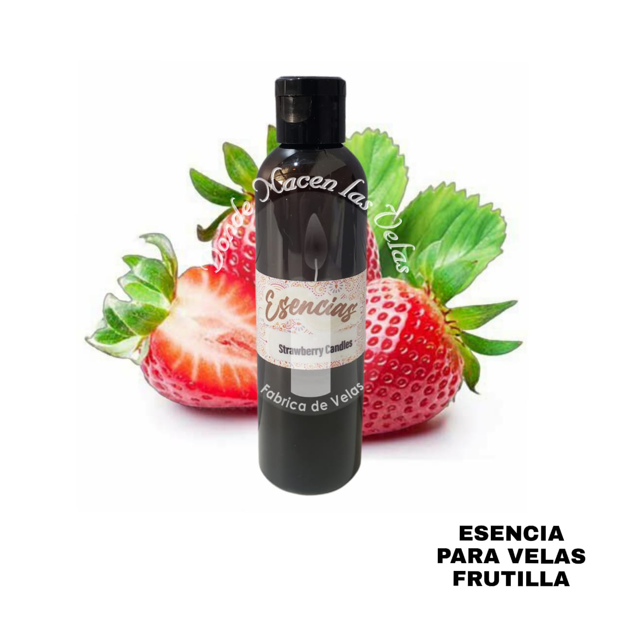 Esencia Frutilla, Vela de Soya