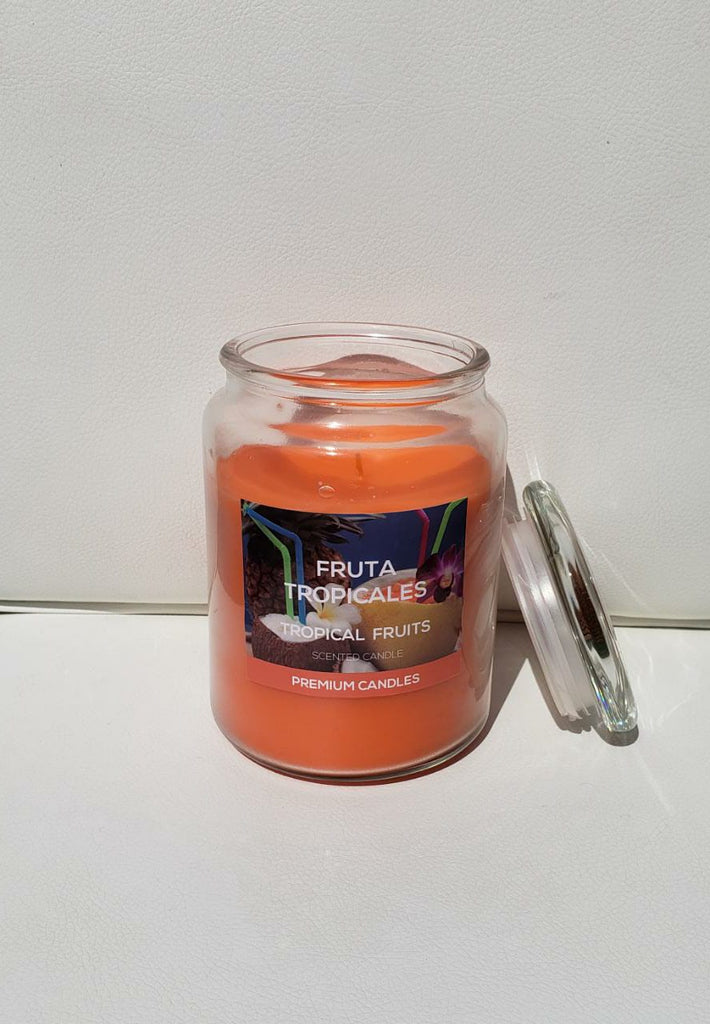 Velas Aromáticas Fruta Tropical Jarra Vidrio (l 1,082 Grs)