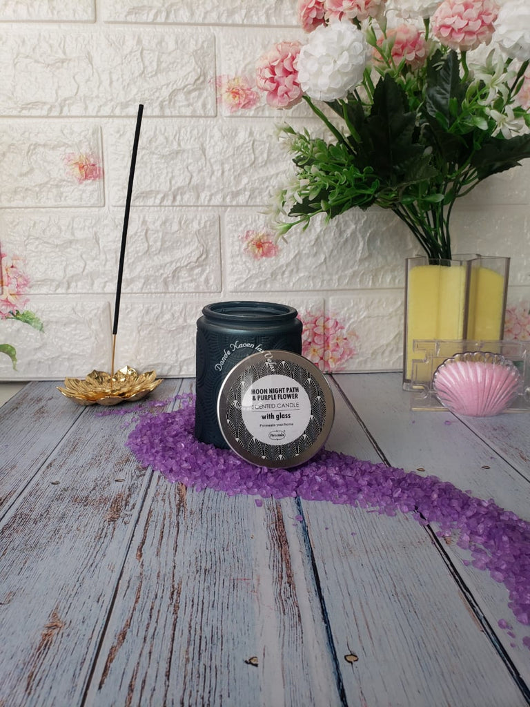 Velas Aromáticas Moon Night Path & Purple Flower