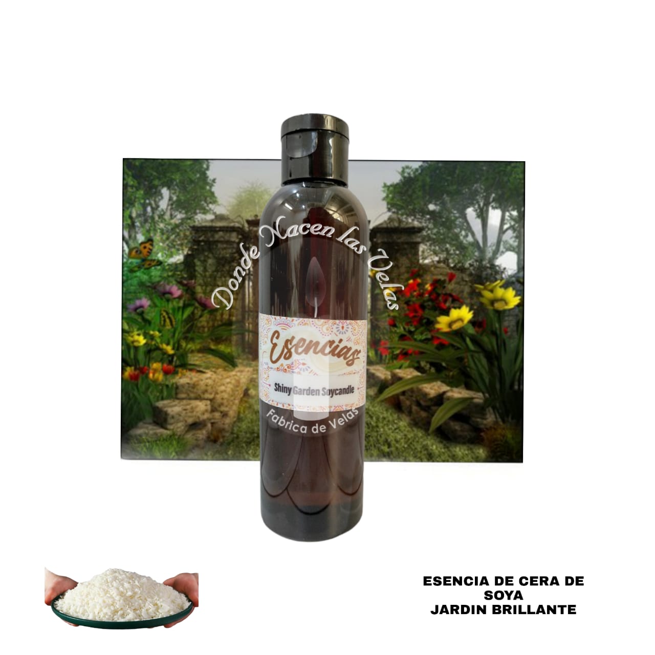 Esencia Shiny Garden, Para Cera de Soya.