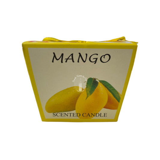 Vela Vidrio Cinta Mango