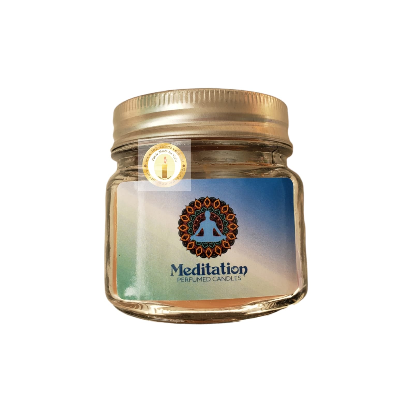 Vela Aromatica Vidrio Meditacion