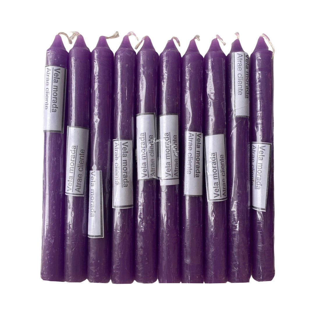 Vela Lisa color morado