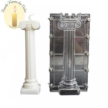 Molde De Plastico Para Velas Pilar, MS94