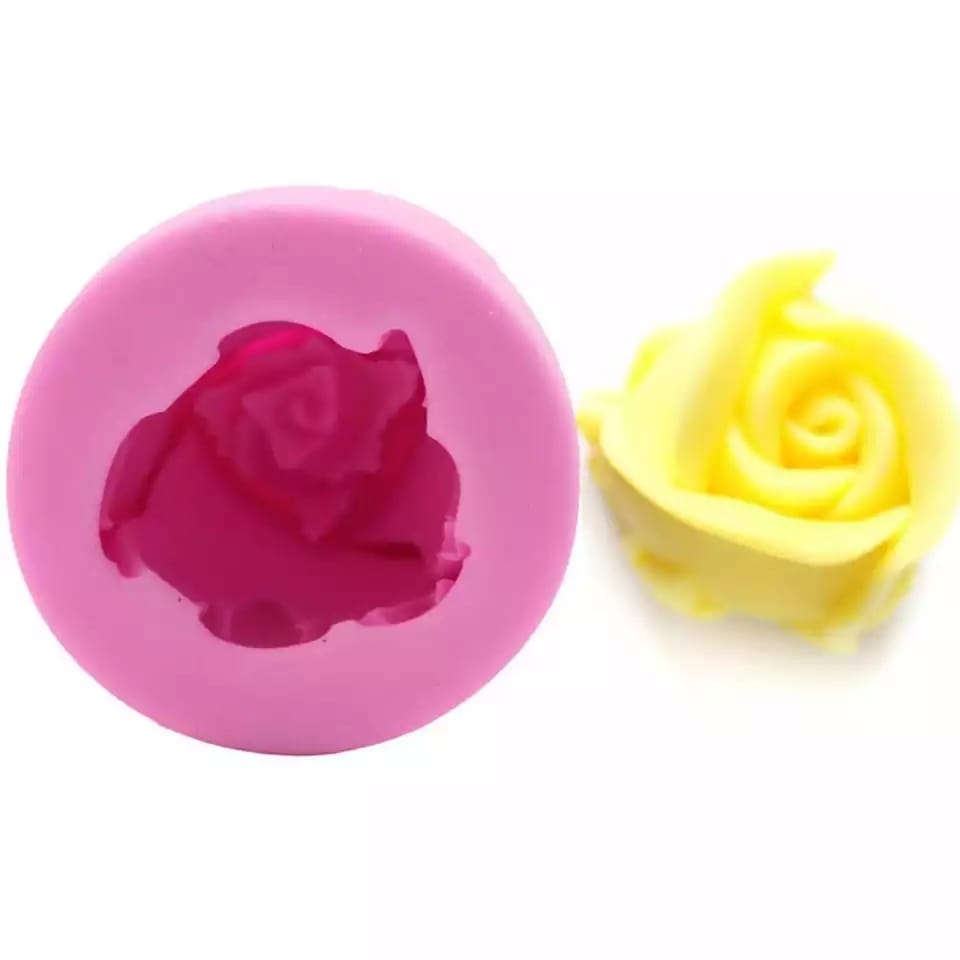 Flor de Rosa de silicona MS55