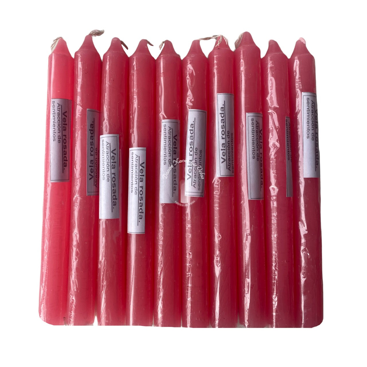 Vela Lisa color Rosado
