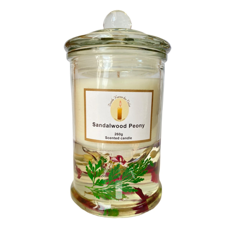 Velas Aromáticas Soya Y Gel, Sandalo