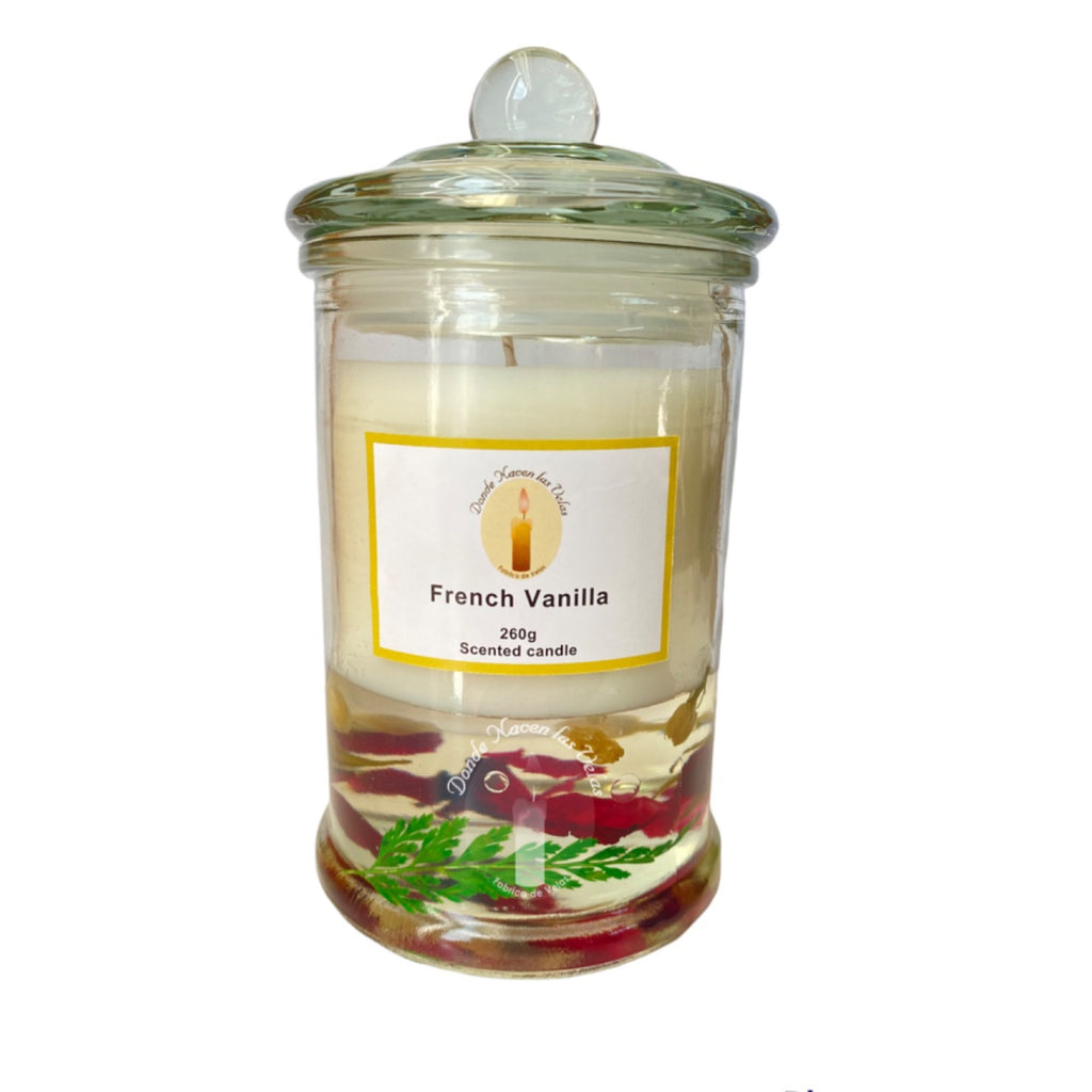 Velas Aromáticas Soya Y Gel, Vainilla