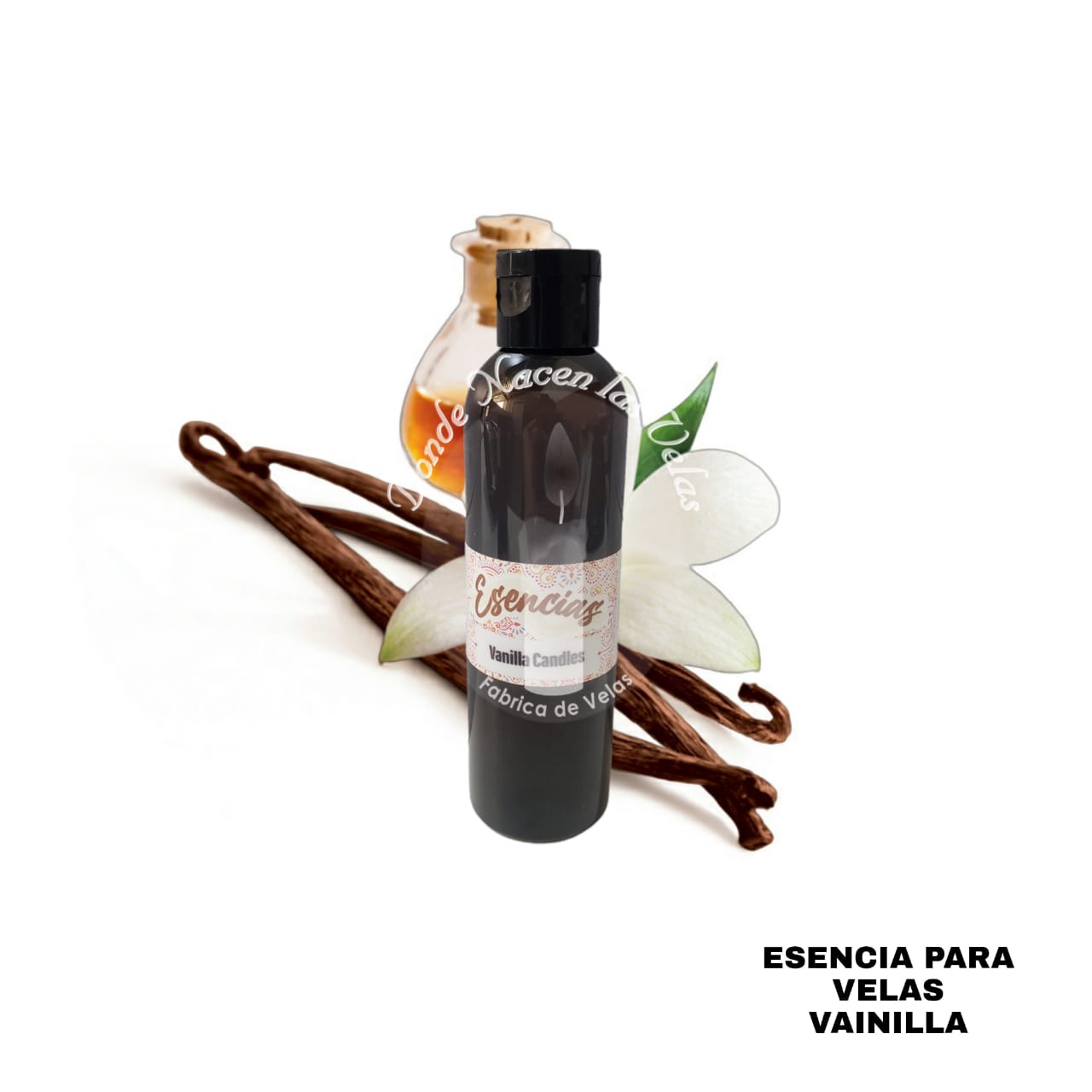 Esencia Vainilla, Cera de Soya.