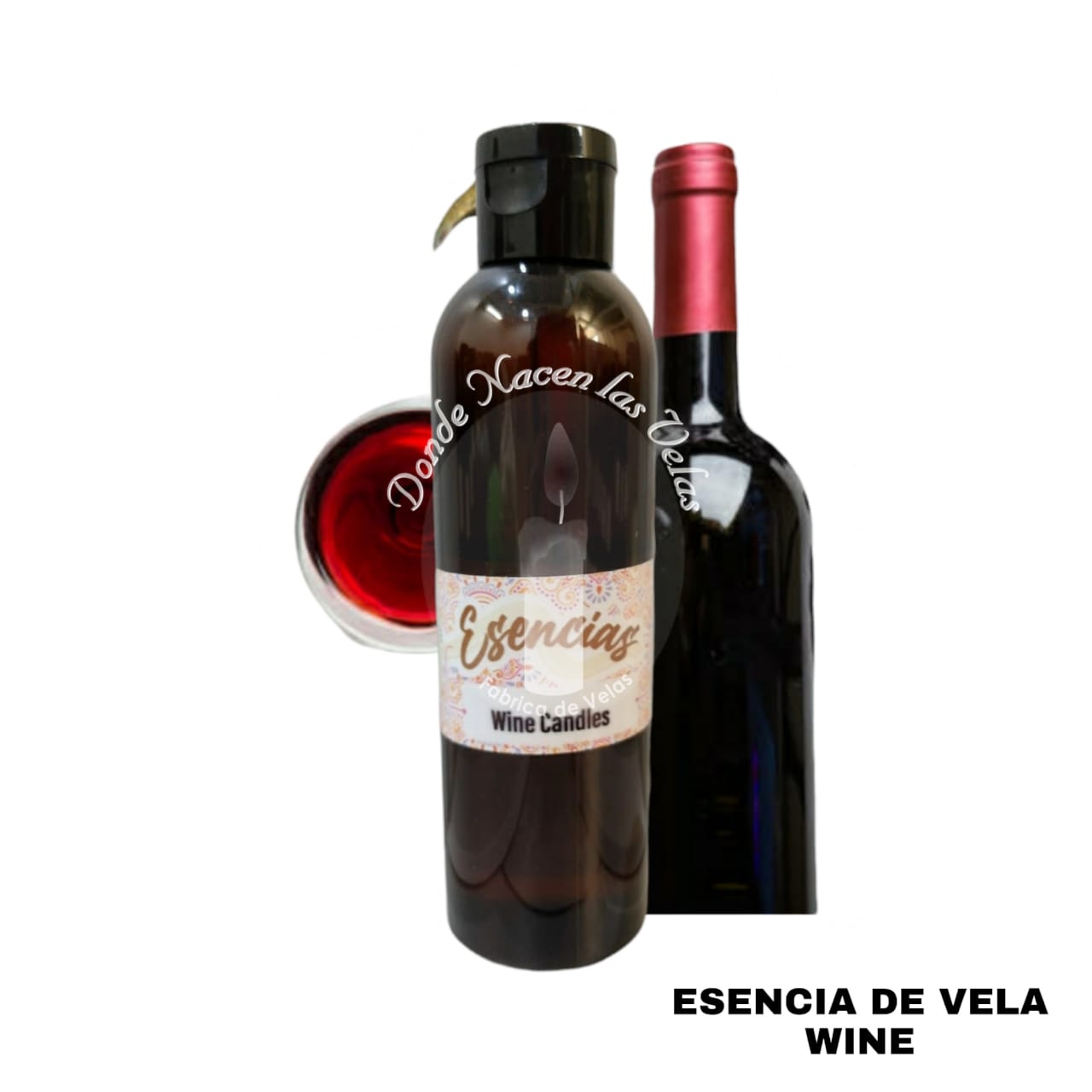 Esencia Wine Vela de Parafina.